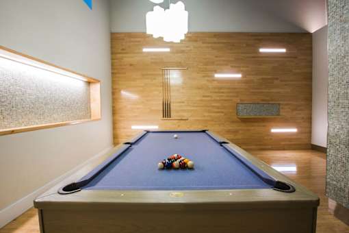 Billiards Table at 'The Metropolis', New York 