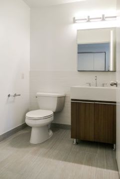Bathroom at 'The Metropolis', New York 