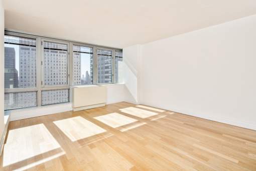 Vacant Living Area at 'The Metropolis', New York