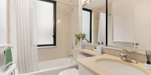 Luxurious Bathroom at Carnegie Mews, New York, 10019