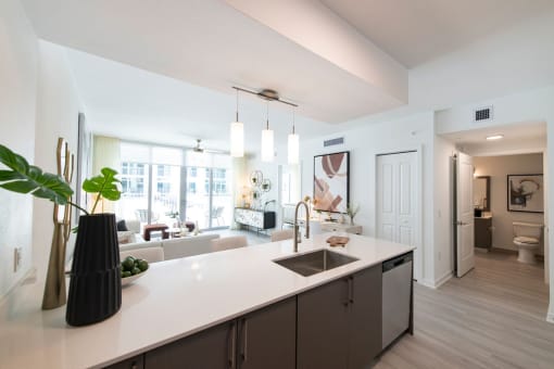 Platform 3750 Apartment Homes Studio Kitchen