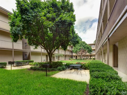 Canterbury Apartment Homes, Tuscaloosa, AL, Courtyard