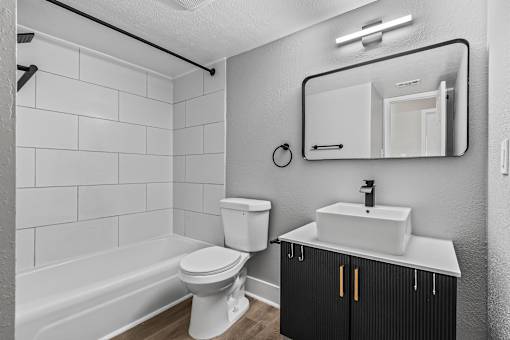 Spa Inspired Bathroom at Serenity Place Central, Tallahassee, Florida