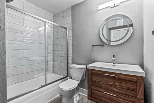 Spa Inspired Bathroom at The Sanctuary, Tallahassee