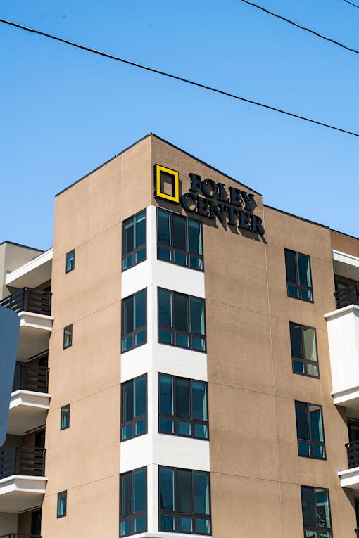 A building with a sign that says "BOLEY CENTER" on it.