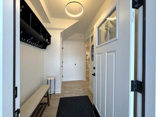 View of typical front entrance hallway/foyer from front door