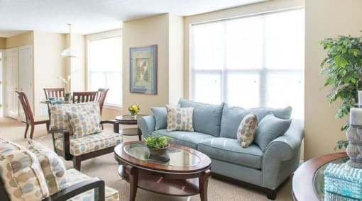2-bedroom ranch style apartment with great room living and dining areas and large, bright windows 2-bedroom ranch style apartment with great room living and dining areas and large, bright windows