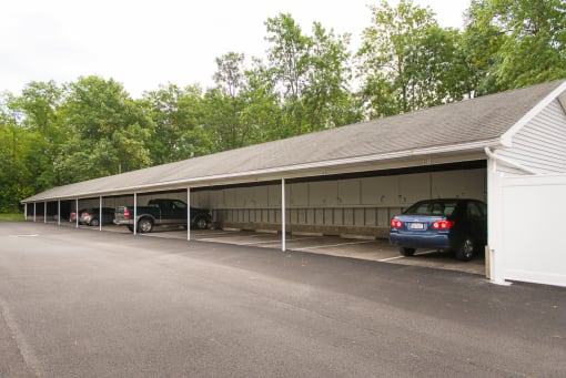 View of carports available in addition to off-street parking