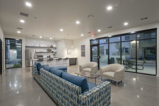 Community Clubhouse at New Frontier Apartments in Phoenix Arizona
