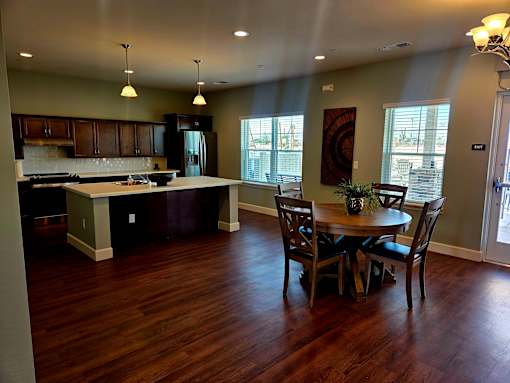 Clubhouse Kitchen at Sunset Vista Estates Apartments in Apache Junction, AZ