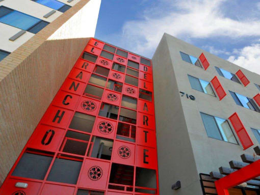 the facade of a building with the word hospital written on it