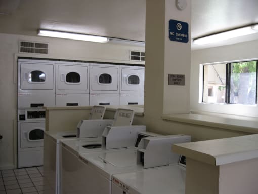Desert Meadows apartments laundry room