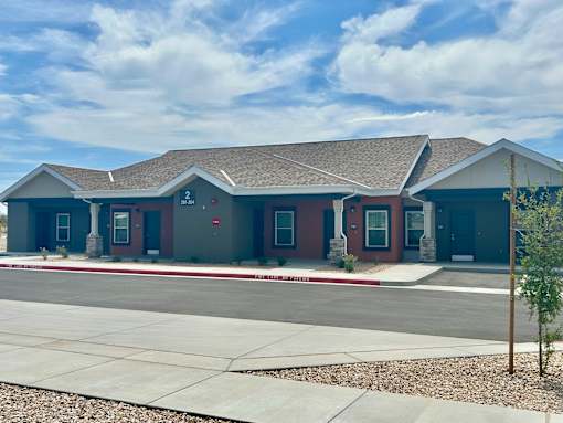 Front Entrance to Apartment at Sunset Vista Apartments in Apache Junction, AZ