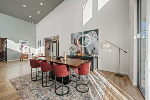 Dining Room at Edge and Stone, Texas, 78260