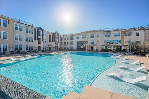 Clear Pool at Edge and Stone, Texas
