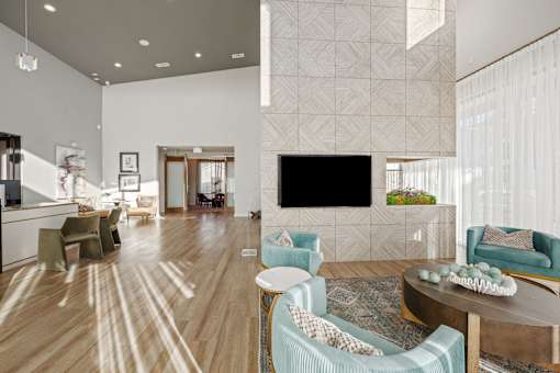 Lounge with TV at Edge and Stone, San Antonio, 78260