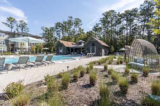 Sparkling Swimming Pool with Sundeck at Bellary Flats, Summerville, SC, 29486