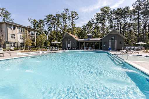 Relaxing Swimming Pool at Bellary Flats, Summerville, SC, South Carolina