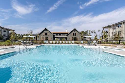 Cool Blue Swimming Pool at Bellary Flats, Summerville