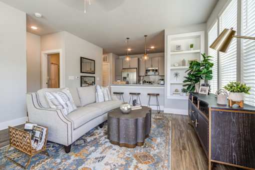Soft and Refreshing Living Room at Bellary Flats, Summerville, SC, South Carolina, 29486