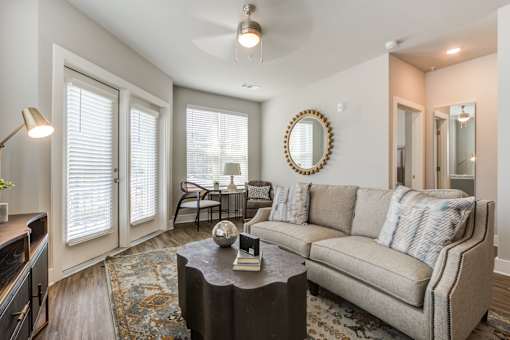 Living Room With Plenty Of Natural Lights at Bellary Flats, Summerville, South Carolina