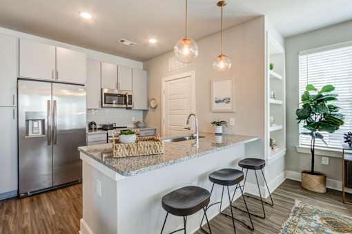 Amazing kitchens with modern appliances at Bellary Flats, Summerville, SC