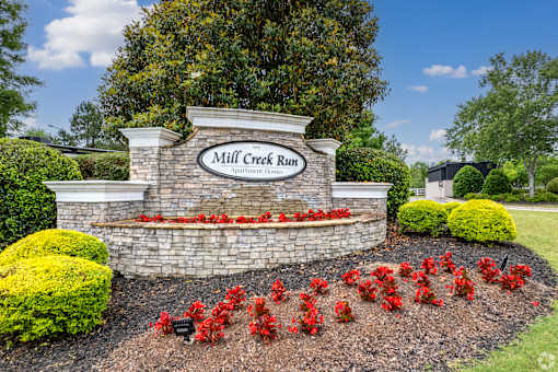 Property Signage at Mill Creek Run Apartments, Macon, Georgia