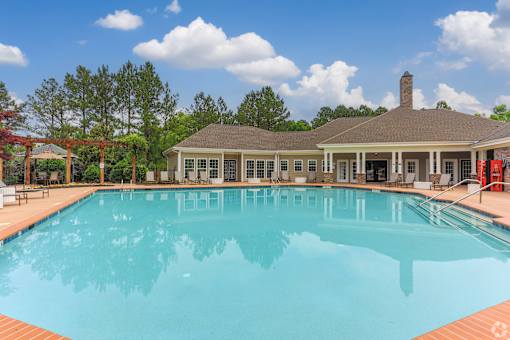 Large Swimming Pool at Mill Creek Run Apartments, Macon, GA