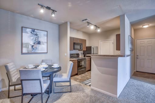 Dining And Kitchen at Spring Creek Apartments, Florida