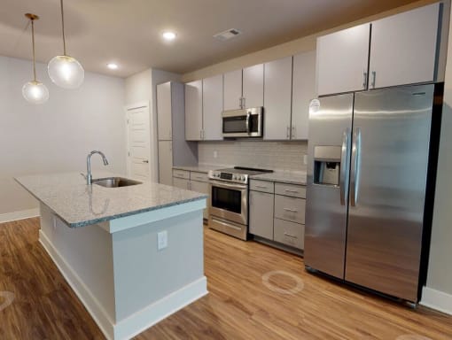 Wooden floors at Bellary Flats Apartments, Summerville