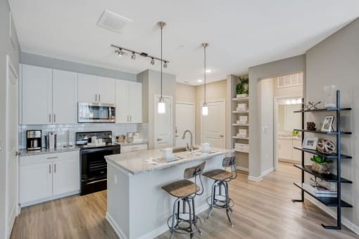Kitchen counter at Citadel at Westpointe, San Antonio, TX