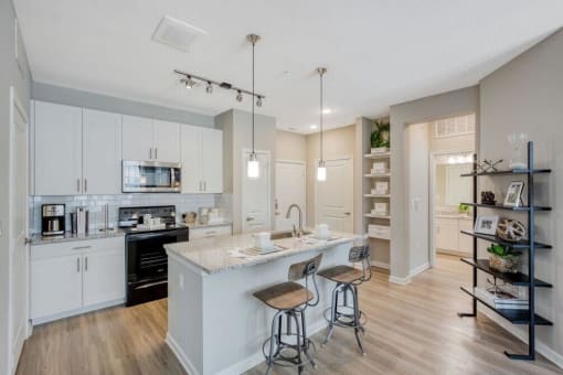 Living and kitchen at Citadel at Westpointe, Texas, 78251