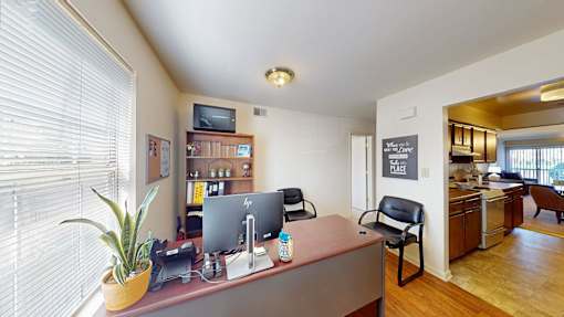 an additional dining or living space