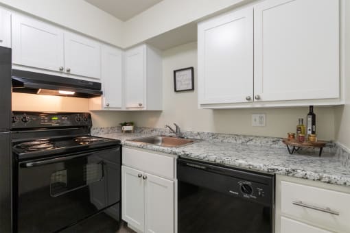 Kitchen Cabinets at Aspen Village, Cincinnati, Ohio