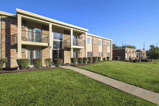 This is a photo of the exterior building at Blue Grass Manor