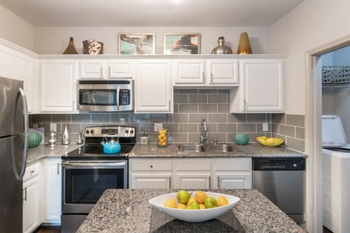 Granite Countertop at The Brownstones, Texas