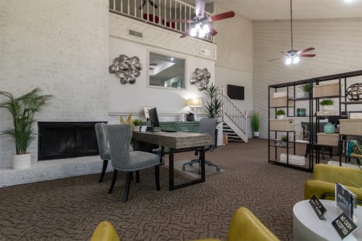This is a photo of the leasing office at Canyon Creek in Dallas, TX