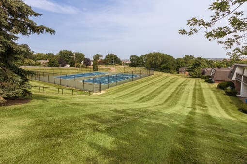 some tennis courts at Fairfield Pointe, Fairfield, Ohio