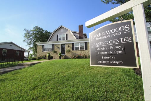 This is a photo of the leasing office at Lake of the Woods Apartments in Cincinnati, OH.