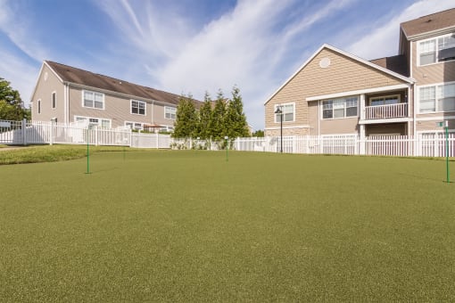 This is a photo of the putting green at Nantucket Apartments in Loveland, Ohio.