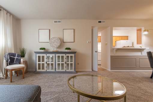 Dining And Living Area View at Village East, Franklin, 45005