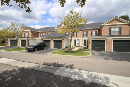 This is a photo of apartment exteriors at Washington Park in Centerville, OH.