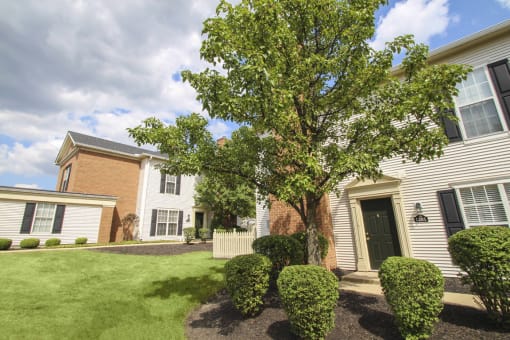 This is a photo of apartment exteriors at Washington Park in Centerville, OH.