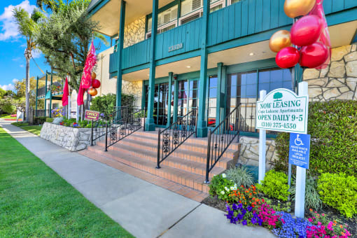 the building in which the hotel is located at Copa Ladeene Apartments, California
