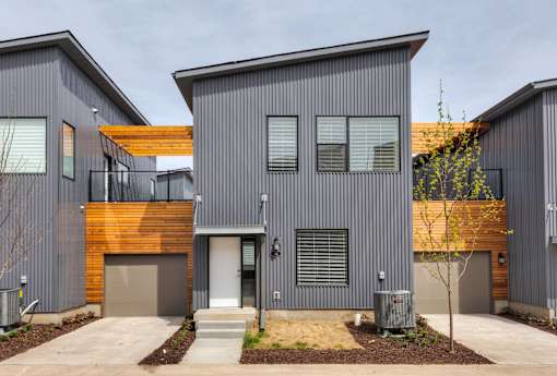 House Exterior at 5Fifty5, Des Moines Iowa  