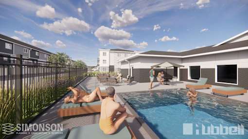 Pool at Callaway at Holland Pointe Apartments, Iowa