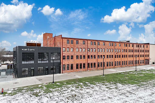 Exterior at Plant 1 Lofts, N. Newton Iowa   