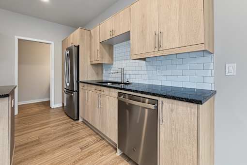 Large kitchen with lots of counter space