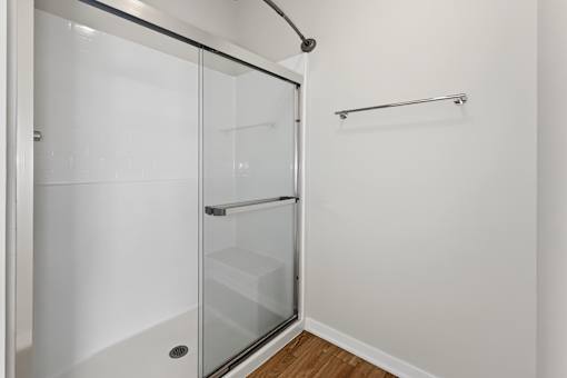 Bathroom with walk-in shower