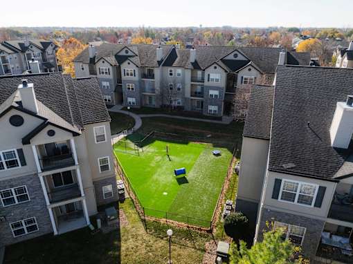Aerial Dog Park View at 92West, West Des Moines, 50266  